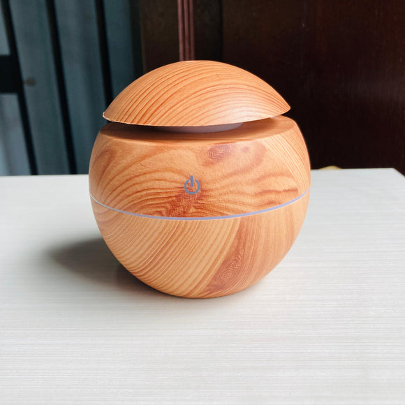 Humidificador redondo café claro
