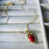 Collar Corazon indio