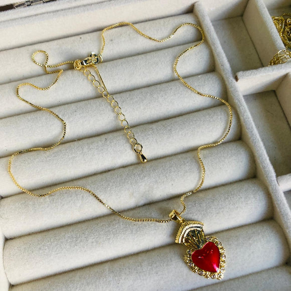 Collar celestial dorado