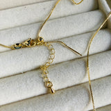 Collar corazon ojo