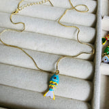 Collar Pez Koi #1 Menta