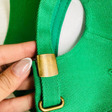Gorra Verde acrilica con hebilla
