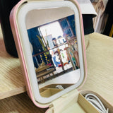 Joyero rectangular Led rosa