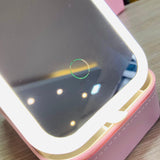 Joyero rectangular Led rosa