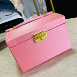 Joyero Baul Rosa