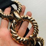 Cinturon herraje dorado