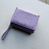 Billetera heart lila