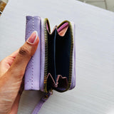 Billetera heart lila