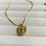 Collar Virgen Corazon