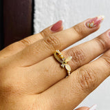 Anillo Mariposa Perlada
