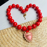 Collar Gracia Rojo