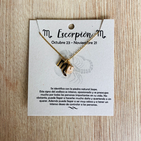 Collar Signo Zodiacal Escorpión
