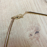Cadena Plana Dorada new