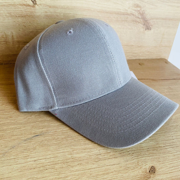 Gorra Gris claro Con Velcro