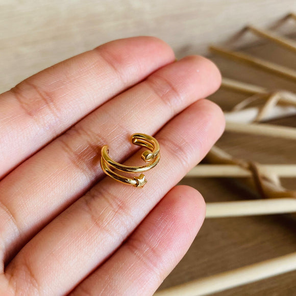 Earcuff estrella fugaz